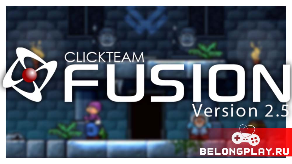 Clickteam Fusion 2.5 Free game cover art logo wallpaper