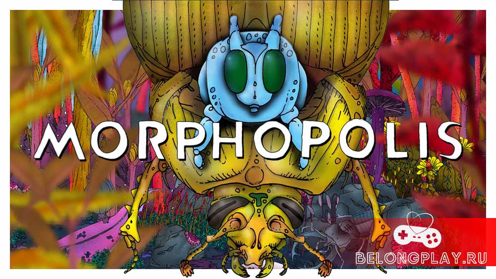 Morphopolis game logo wallpaper art