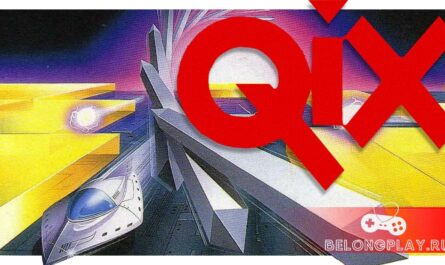 QIX 1981 game cover art logo wallpaper