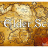 The Elder Scrolls logo art wallpaper