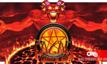 Ultima 8 Gold Edition game cover art logo wallpaper pagan
