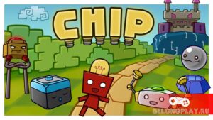 Физическая рисованная головоломка Chip: роботы, электричество и костюмы