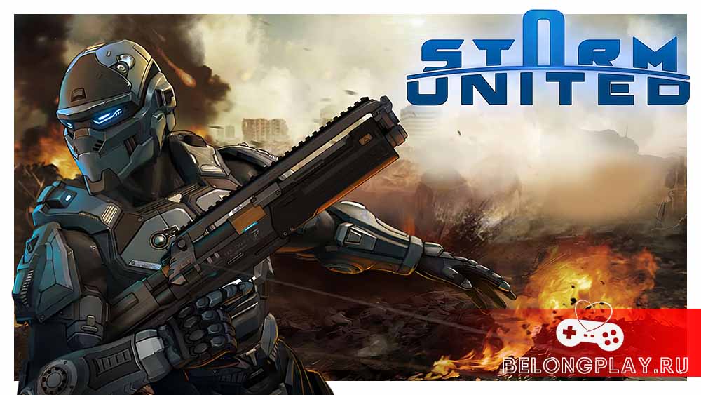 Strom United game art logo wallpaper