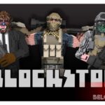 BLOCKSTORM art logo wallpaper