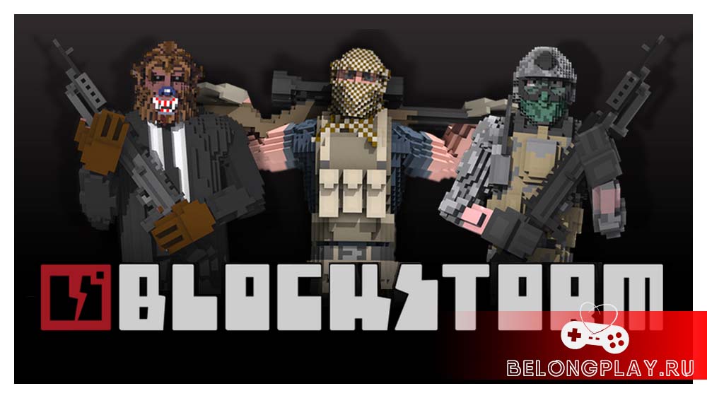 BLOCKSTORM art logo wallpaper