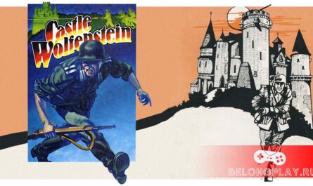 Castle Wolfenstein 1981 game cover art logo wallpaper