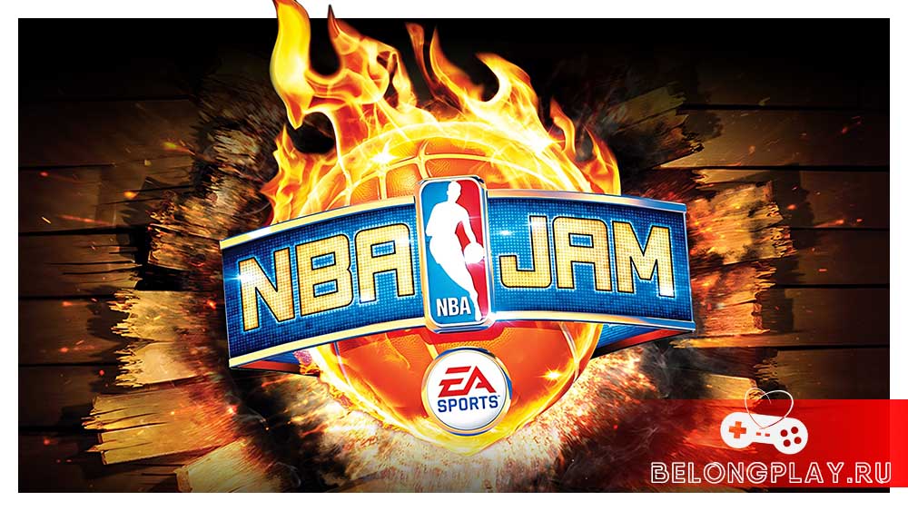 NBA JAM ea sports game logo wallpaper art