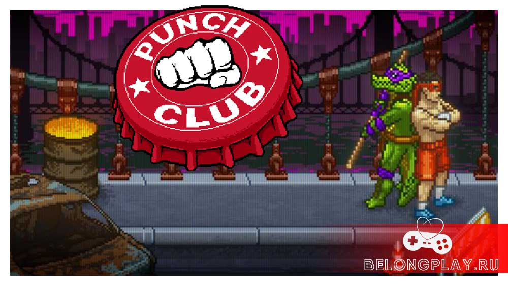 Punch Club art logo wallpaper game cover