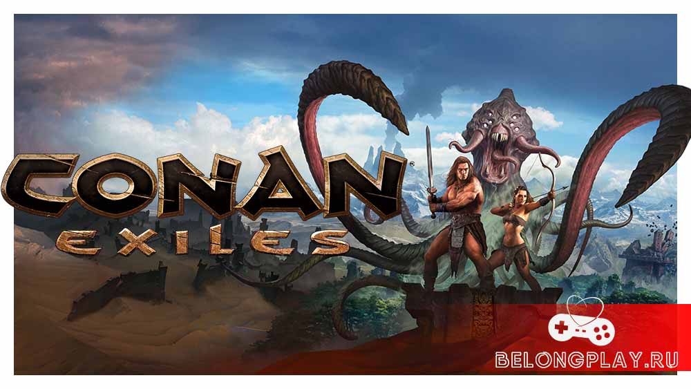 Conan Exiles logo art wallpaper