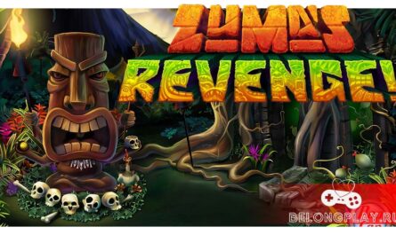 Zuma's Revenge logo game cover art wallpaper