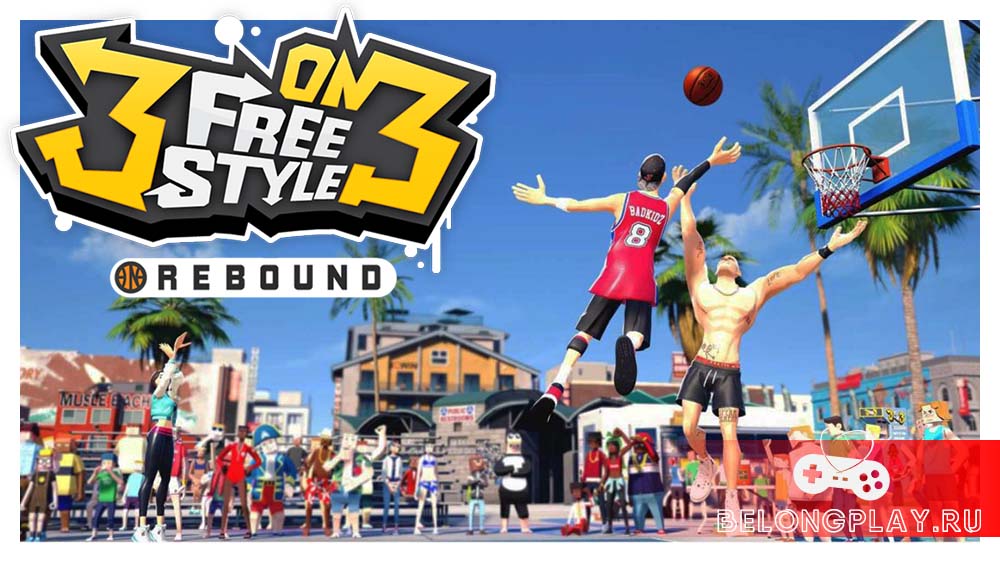 3on3 FreeStyle: Rebound art logo wallpaper