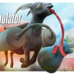 Goat Simulator game cover art logo wallpaper