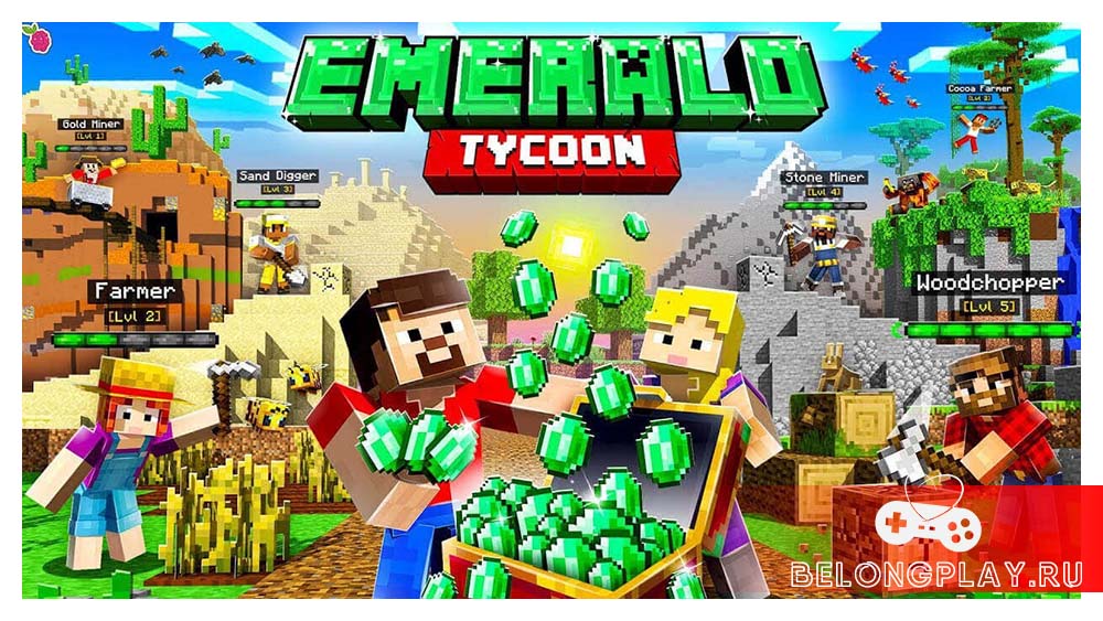 Бесплатное DLC для Minecraft: Emerald Tycoon
