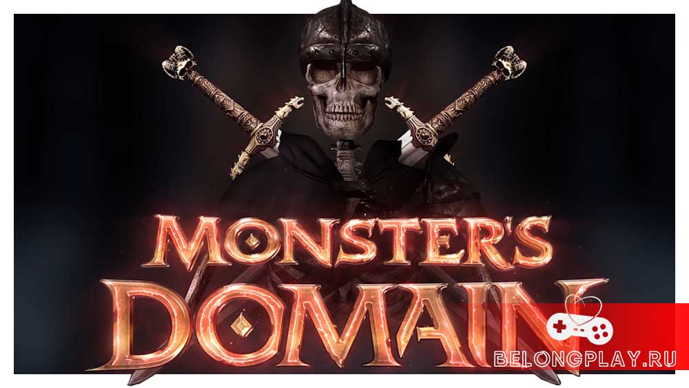 Monsters Domain art logo wallpaper