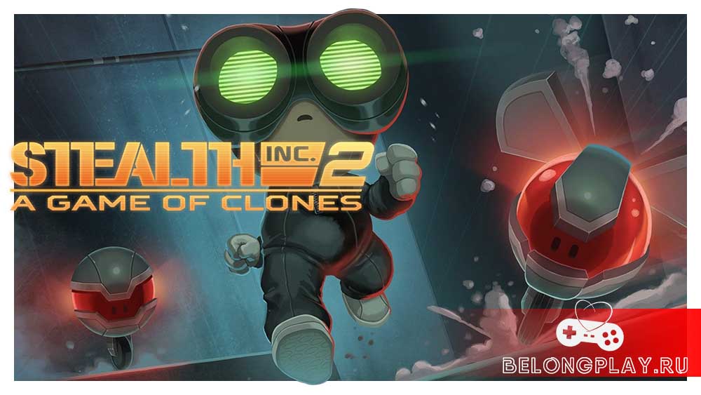 Stealth Inc 2: A Game of Clones art logo wallpaper