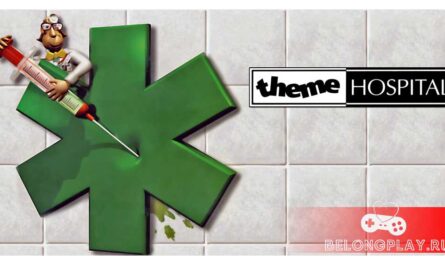 Theme Hospital game cover art logo wallpaper