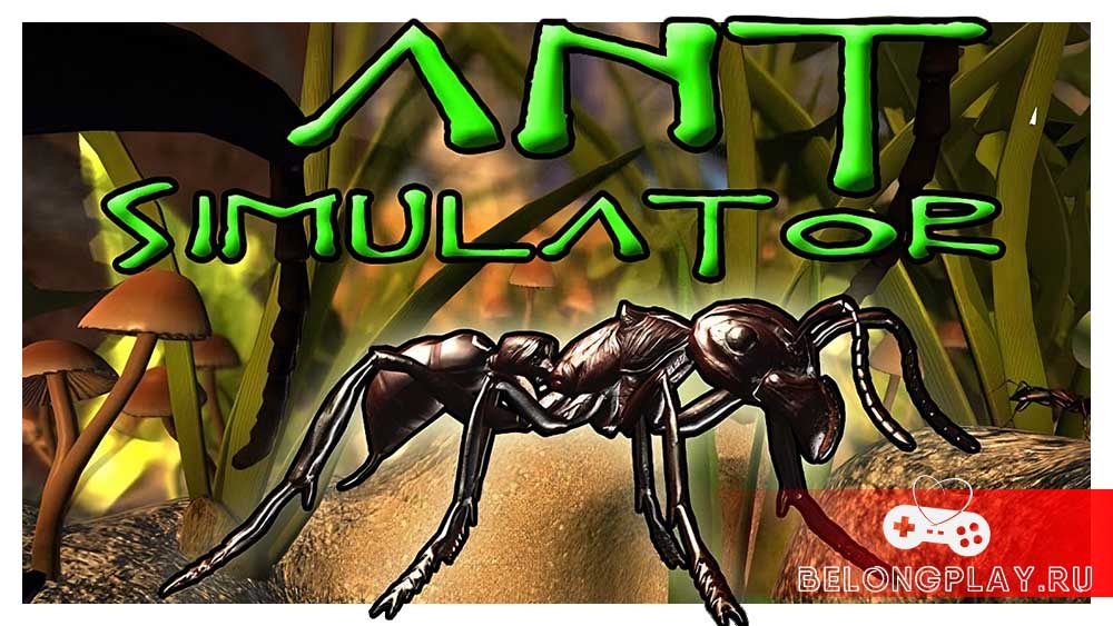 Ant Simulator game art logo wallpaper