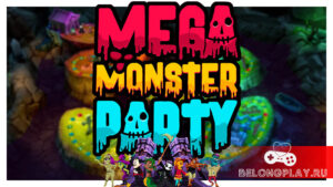 Mega Monster Party — веселая настолка для игры на одном мониторе через смартфоны