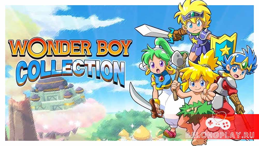 Wonder Boy Collection art logo wallpaper