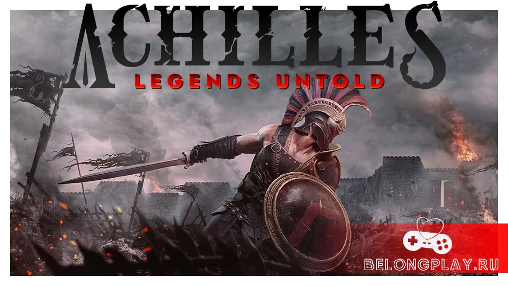 Achilles: Legends Untold logo art wallpaper
