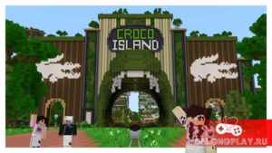 Бесплатная раздача дополнения Croco Island для Minecraft
