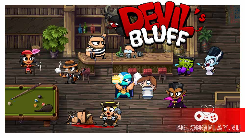 Devils Bluff game art logo wallpaper cover