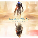 Halo 5: Guardians game cover art logo