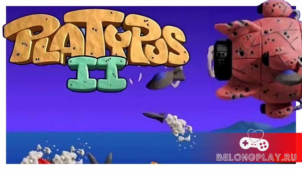 Platypus II logo art game wallpaper shoot em up