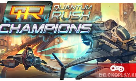 Quantum Rush: Champions game cover art logo wallpaper