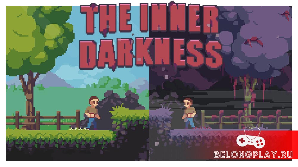 The Inner Darkness art logo wallpaper game
