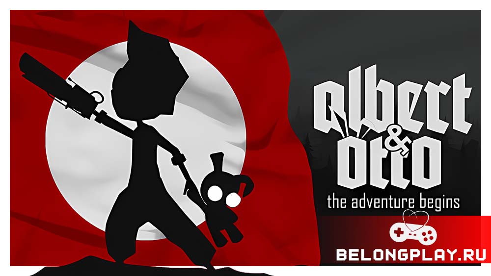 Albert and Otto The Adventure Begins game cover art logo wallpaper