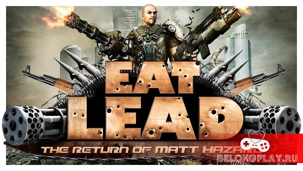 Eat Lead: The Return of Matt Hazard game cover art logo wallpaper