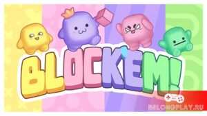 Игра на 2-4 человек для вечеринок Block’Em. Веселый платформер с блоками