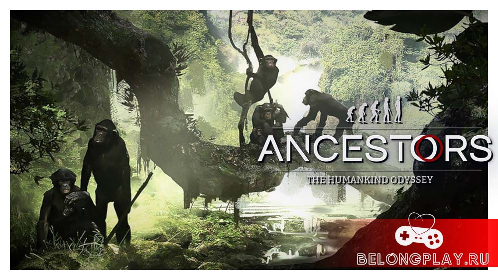 Ancestors: The Humankind Odyssey game cover art logo wallpaper