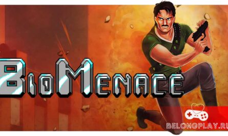 Bio Menace game cover art logo wallpapaer