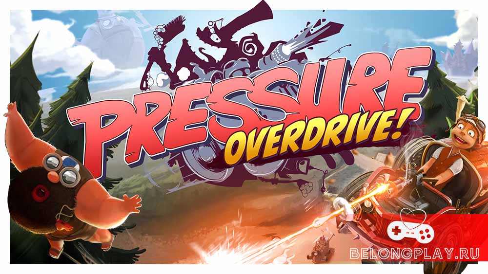 Pressure Overdrive art logo game wallpaper