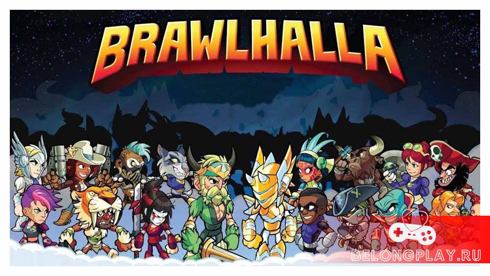 Brawlhalla game art logo wallpaper
