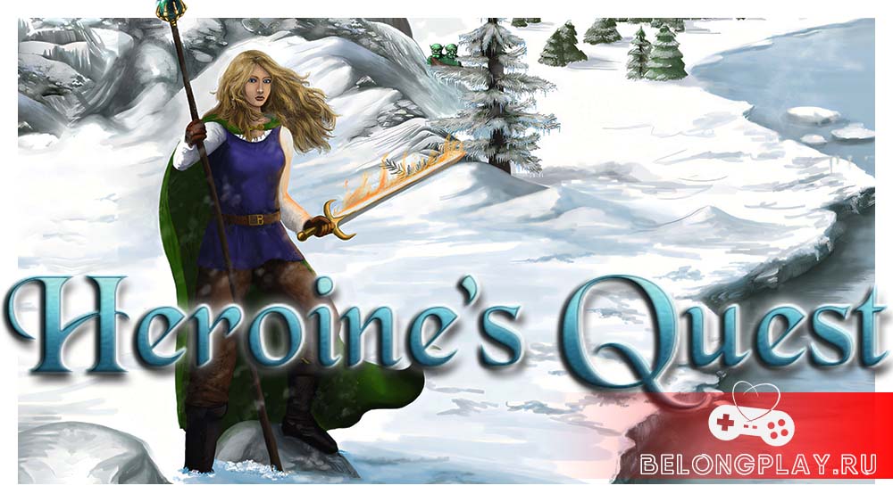 Heroine's Quest: The Herald of Ragnarok game cover art logo wallpaper