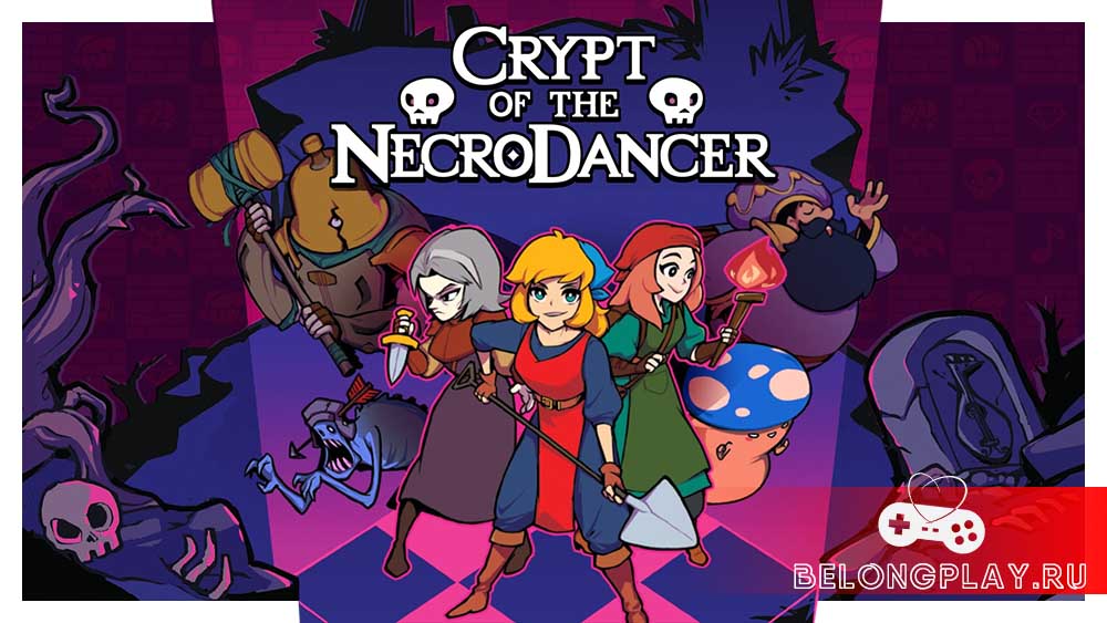 Crypt of the Necrodancer art logo wallpaper game