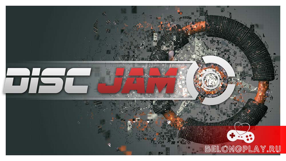 Disc Jam game cover art logo wallpaper
