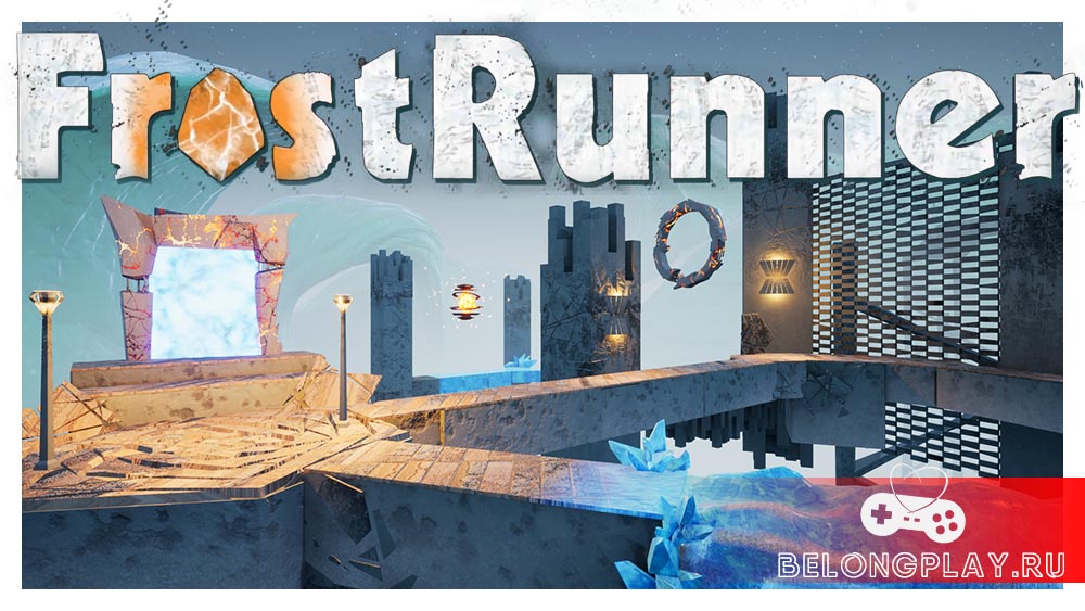 Frostrunner art wallpaper logo