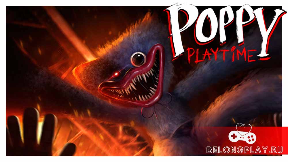 Poppy Playtime art logo wallpaper