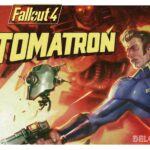 FALLOUT 4: AUTOMATRON game logo wallpaper art