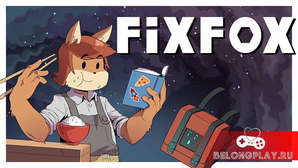 FixFox art logo wallpaper