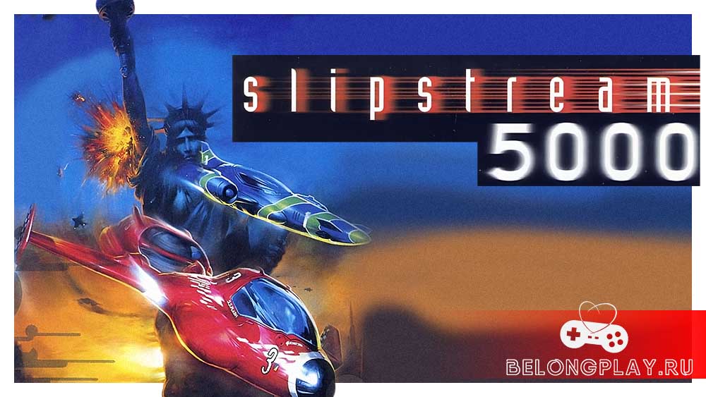 Slipstream 5000 game art logo wallpaper cover