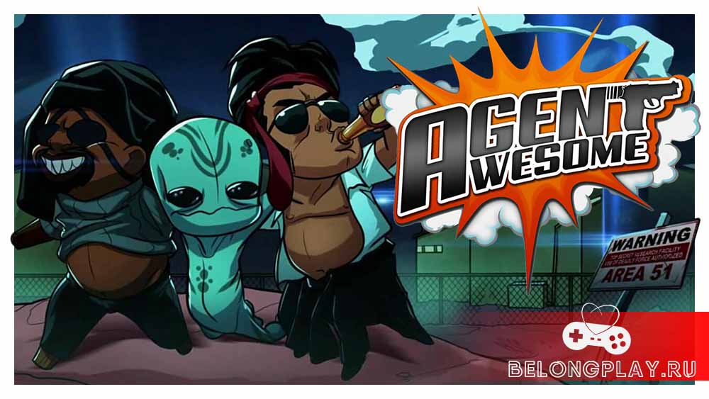 Agent Awesome game art logo wallpaper cover capsule