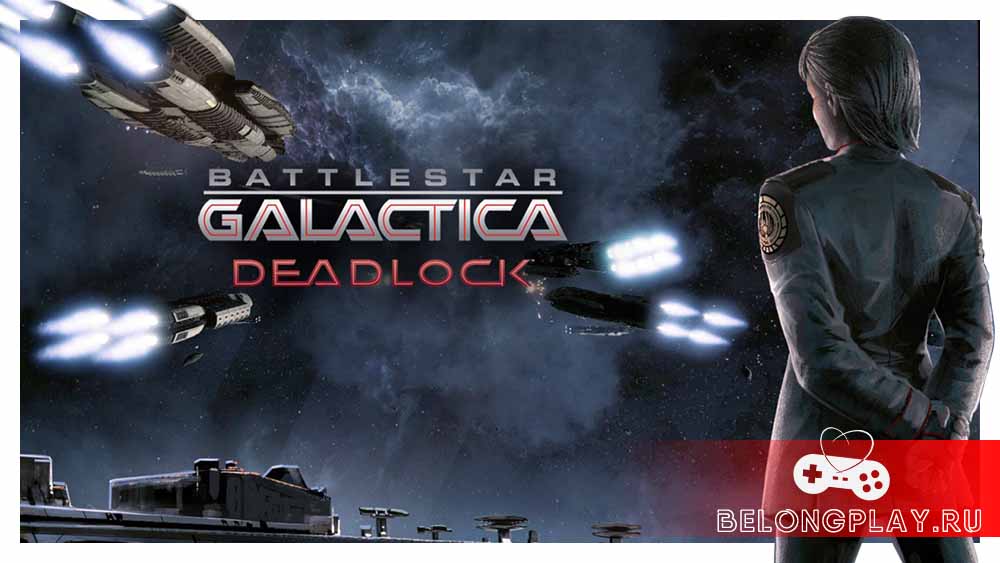 BATTLESTAR GALACTICA Deadlock game art cover logo wallpaper