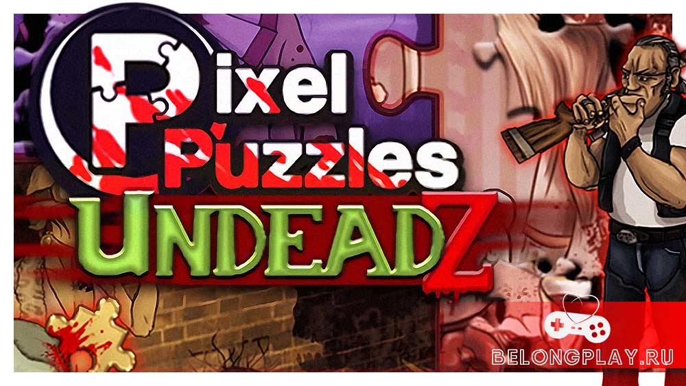 Pixel Puzzles: UndeadZ game cover art logo wallpaper