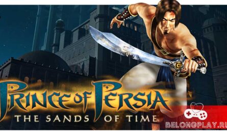 Prince of Persia: The Sands of Time 2003 game cover art logo wallpaper