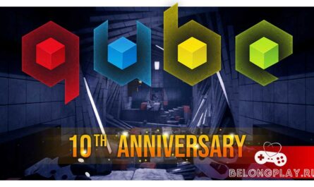Q.U.B.E. 10th Anniversary game cover art logo wallpaper